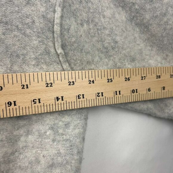 Free People Women's Medium Wool Blend Significant Other Hooded Sweater Gray/Tan - Picture 5 of 16